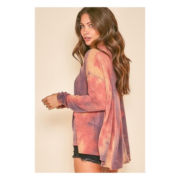 Lazy Days Tie Dye Top - Picture 2 of 3